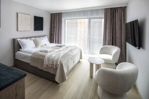 Rideaux occultants, chambres insonorisées, Wi-Fi gratuit