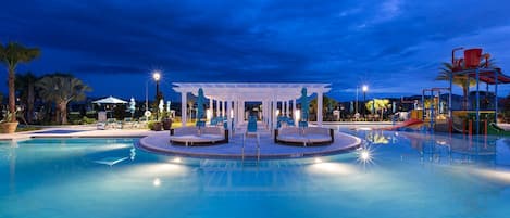 Indoor pool, a heated pool