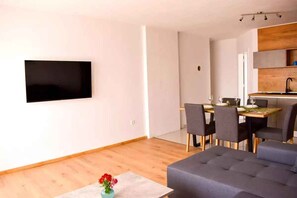 TV - Holiday apartment with air conditioning and sea view (Novi Vinodolski)