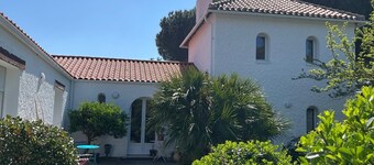 Guest Room Sous le Pin 'Room 5' with Shared Terrace, Wi-Fi, and Air Conditioning!