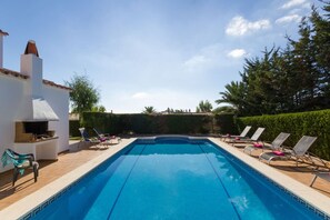 Pool - Villa Malva, private pool  BBQ Big groups (San Jaime Mediterráneo)