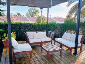 Terrace/patio - Villa Malva, private pool  BBQ Big groups (San Jaime Mediterráneo)