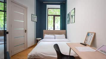 Classic Double Room, Courtyard View | Blackout curtains, iron/ironing board, free WiFi