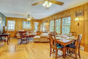 Cottage (2 Bedrooms) | Interior - Private Dock & Beach! Lakefront Adirondacks Escape (Chestertown)
