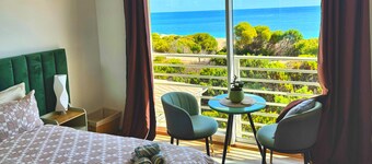 Spacious, secure, modern beachfront paradise.