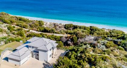 Spacious, secure, modern beachfront paradise.
