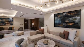 Luxury Villa, Terrace (Duplex) | Premium bedding, free cribs/infant beds, free WiFi, bed sheets