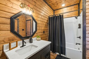 Hair dryer, towels - Shine Time · Moonshine Still, Hot Tub & Fire Pit (Sevierville)