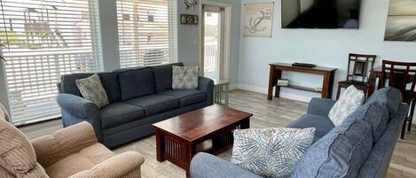 Appart'hôtel, 2 chambres | Coin séjour