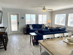 Condo, 2 Bedrooms | Living area - Beachgate Condo Suites And Hotel 227+229 2 Bedroom Condo (Port Aransas)