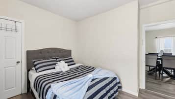 Apartment, 2 Bedrooms | 2 bedrooms, laptop workspace, iron/ironing board, free WiFi