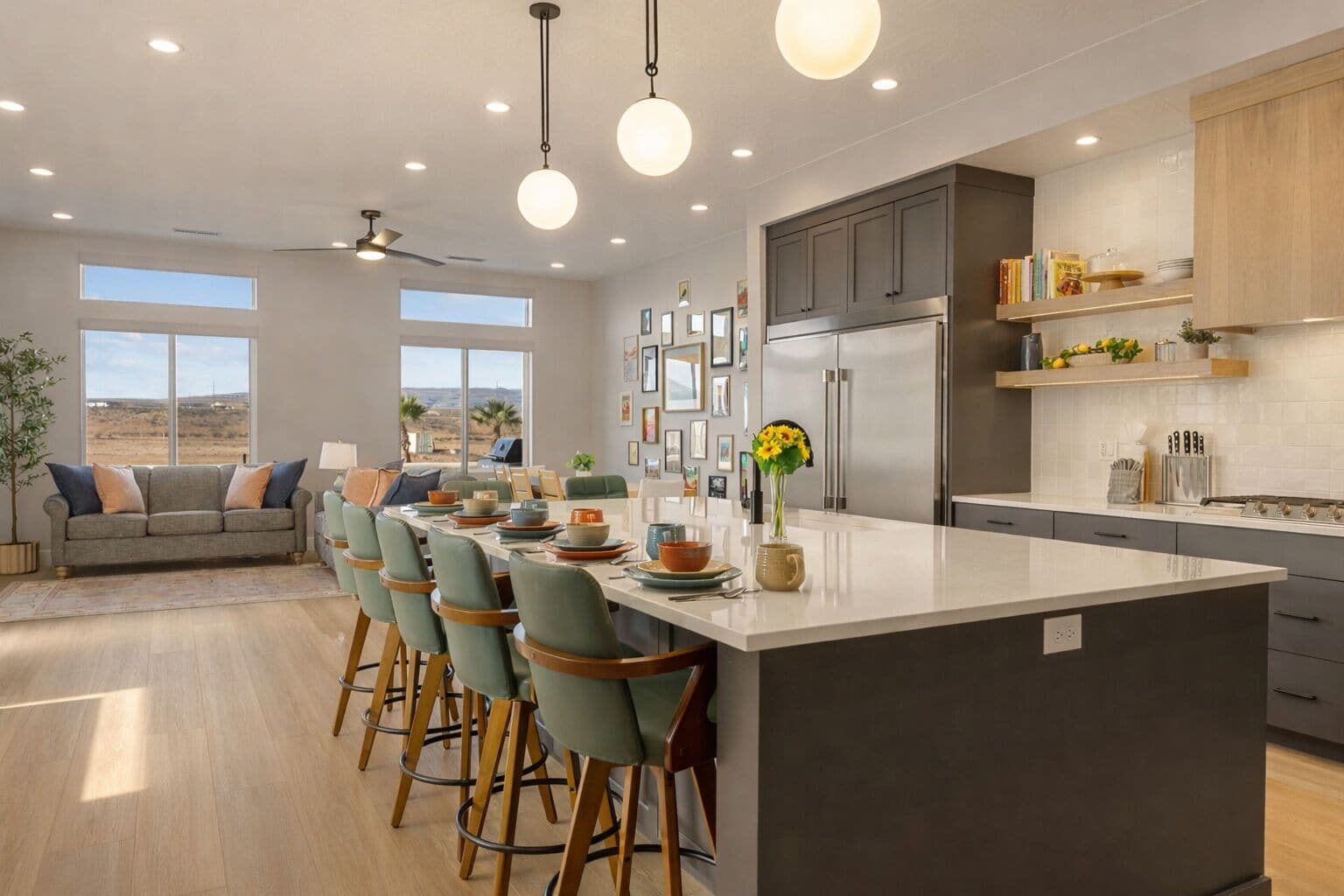 Pientalo, useita makuuhuoneita | Sisätilat