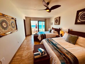 Habitación doble Deluxe, vista al océano | Wifi gratis 