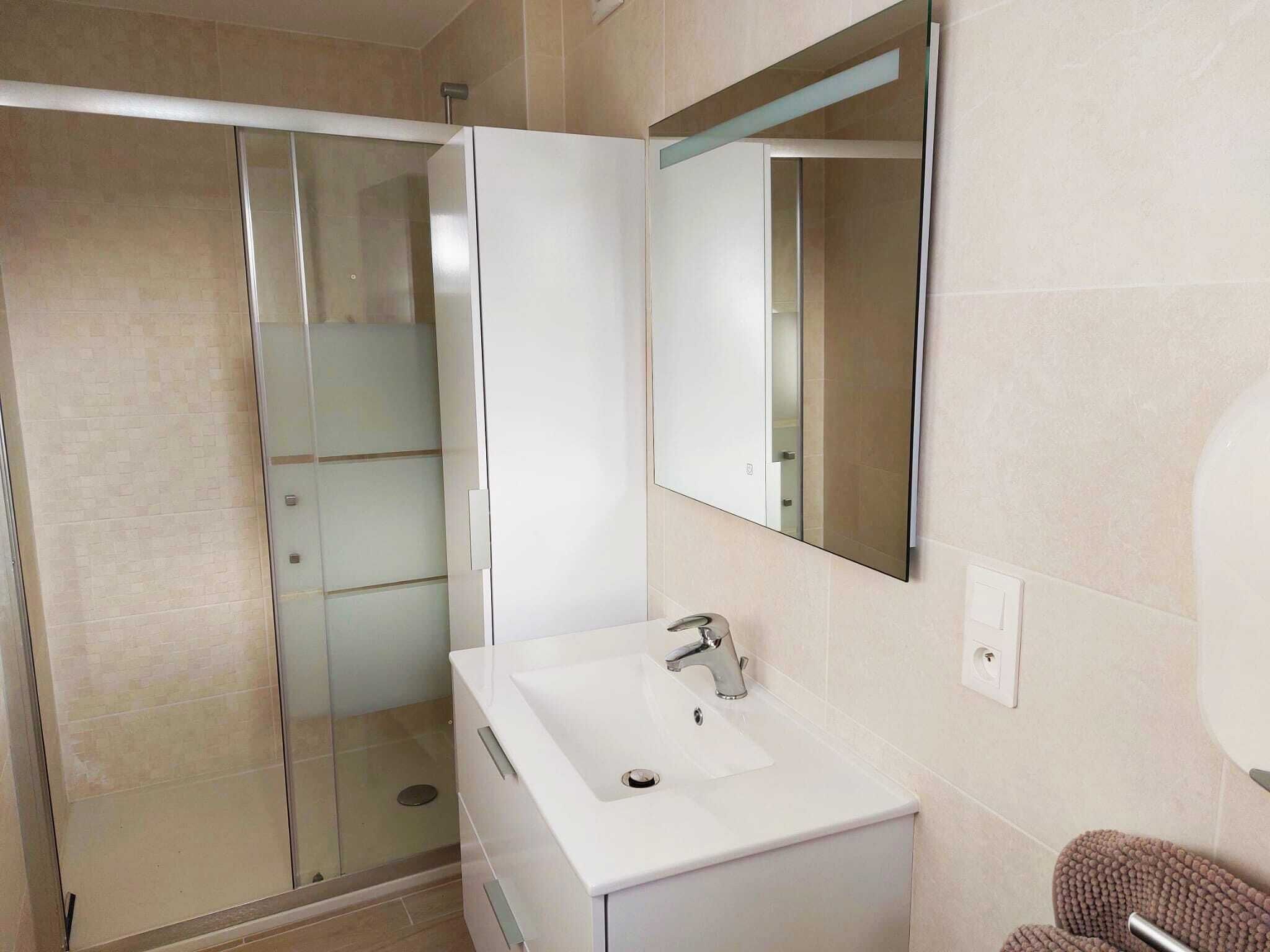 Hair dryer, towels
