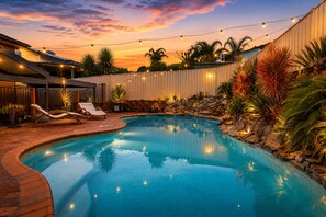 Pool - Resort-Style Family Retreat with Pool & Views (Albion Park)