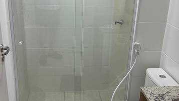 Apartment | Bathroom | Shower, designer toiletries, hair dryer, bathrobes