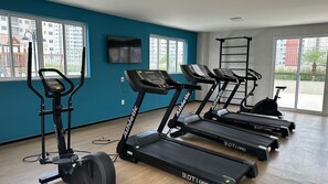 Classic Apartment | Fitness facility - Apto. Novo Perto da Praia da Ponta Negra (Manaus)