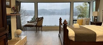 Deep Cove Waterfront Estate with Dock and Pool