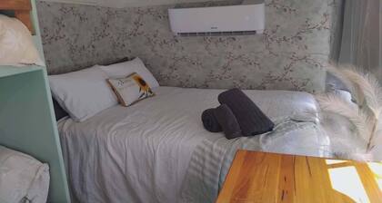 Vintage Bedford Bus Farm Glamping Under the Stars