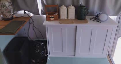 Vintage Bedford Bus Farm Glamping Under the Stars