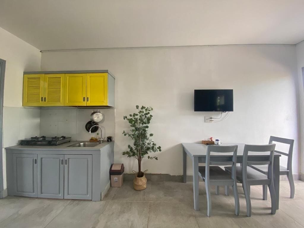 Appartement, balcon, vue jardin | Cuisine privée
