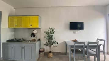 Appartement, balcon, vue jardin | Cuisine privée