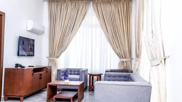 Comfort-sviitti, kaupunkinäköala | Oleskelualue