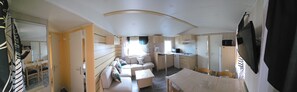 Interior - Mobile home rental near the sea (Hermanville-sur-Mer)