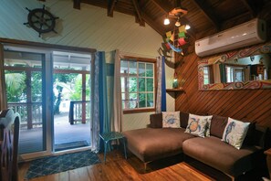 TV - Encanto Caribe Beach Cottage by Island House Vacation Rentals (West bay)