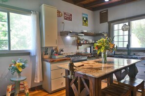 Fridge, microwave, oven, stovetop - Encanto Caribe Loft by Island House Vacation Rentals (West bay)