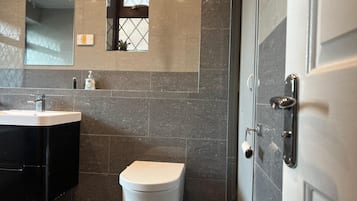 Towels, soap, toilet paper