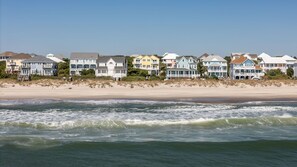 On the beach - Beach Allure West | Pet-Friendly Oceanfront Duplex (Emerald Isle)