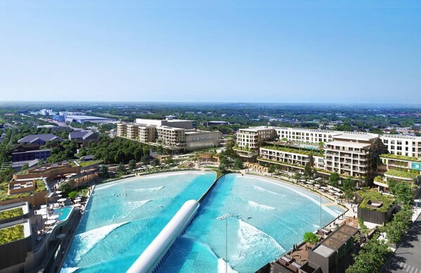 Pool - New / Oceanfront Beach Condo, Pool, Gym, Fishing (Virginia Beach)