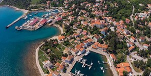 Aerial view - Villa Mario Nerezine / Villa Mario A3+2 (Nerezine)