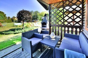 Terrace/patio - Comfortable holiday homes, jacuzzi, summer pool (Lacko)