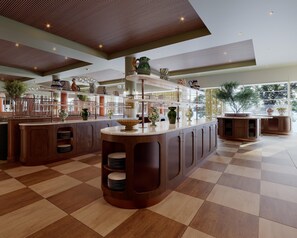 Daily buffet breakfast (EUR 24 per person)