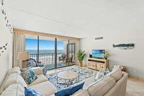 TV - Oceanfront 2BR- Pool- Brigadune I 6B- Shore Drive (Myrtle Beach)