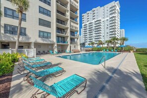 Outdoor pool - Arcadian Dunes 11 #343- 2BR- Pool, Hot Tub (Myrtle Beach)