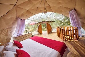 Deluxe Bungalow, Patio, Garden View | In-room safe, free WiFi, bed sheets - Finca Ecologica el Maco (San Agustín)