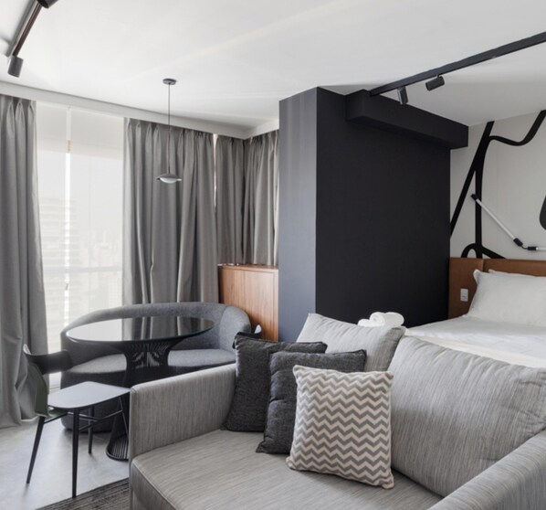 Superior Studio, City View | Blackout drapes, iron/ironing board, free WiFi - DOru Vila Nova Conceição by Wecare (São Paulo)
