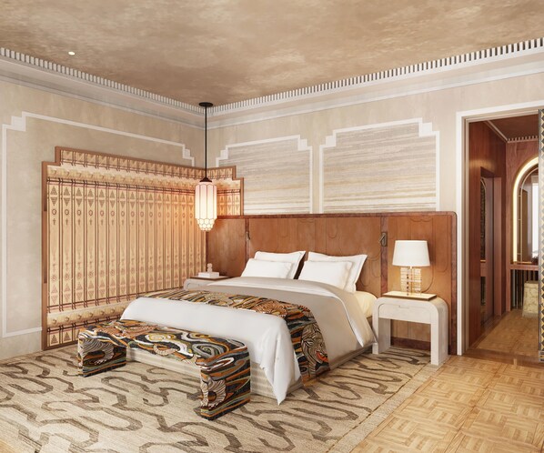 Caixa forta a l'habitació i escriptori