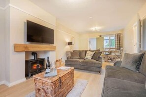 TV, fireplace - Little Beck Cottage, Windermere (Windermere)