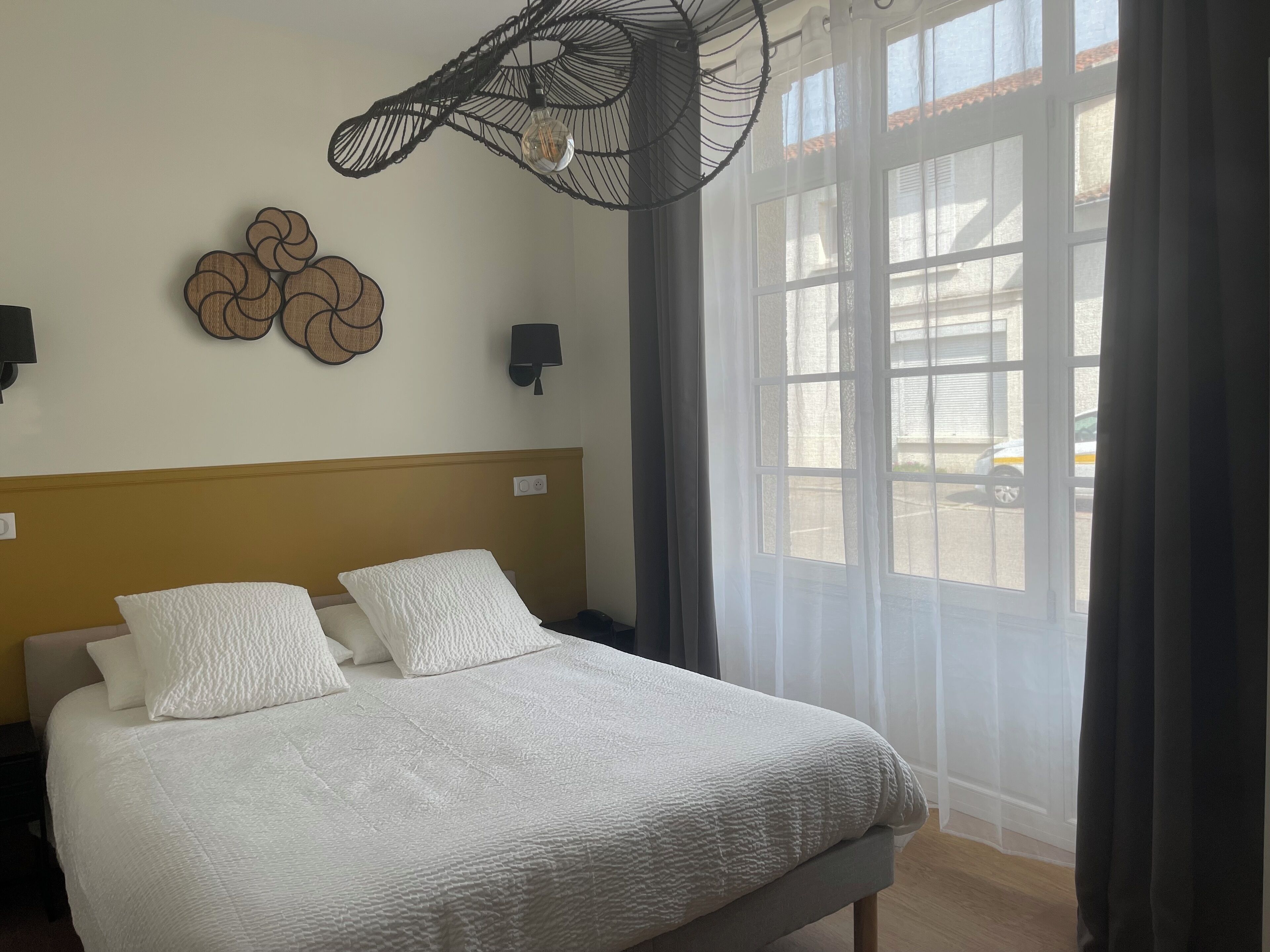 Soundproofing, free WiFi, bed sheets, wheelchair access