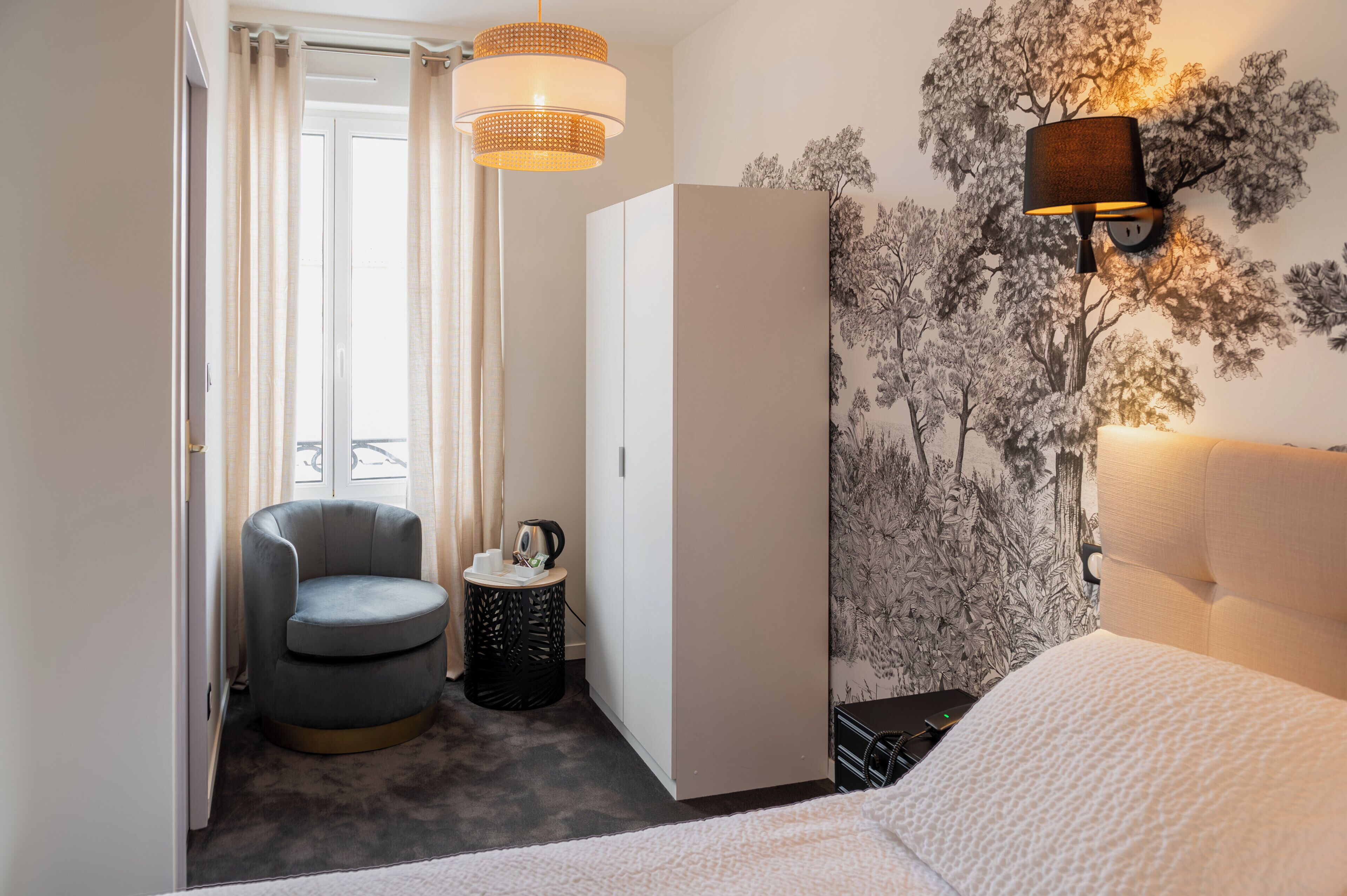 Soundproofing, free WiFi, bed sheets, wheelchair access