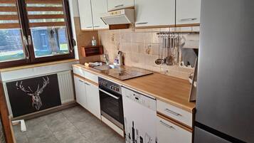 Kühlschrank, Ofen, Herdplatte, Geschirrspüler