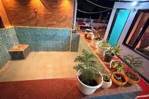 Interior - Bright & Cozy Room with Terrace, Smart TV & Shared Kitchen (Jaipur)