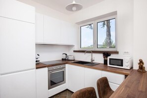 Private kitchen - Glicine- 03 bedroom apartment with private terrace (Massa Lubrense)