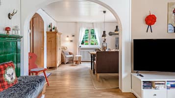 Tv och eldstad