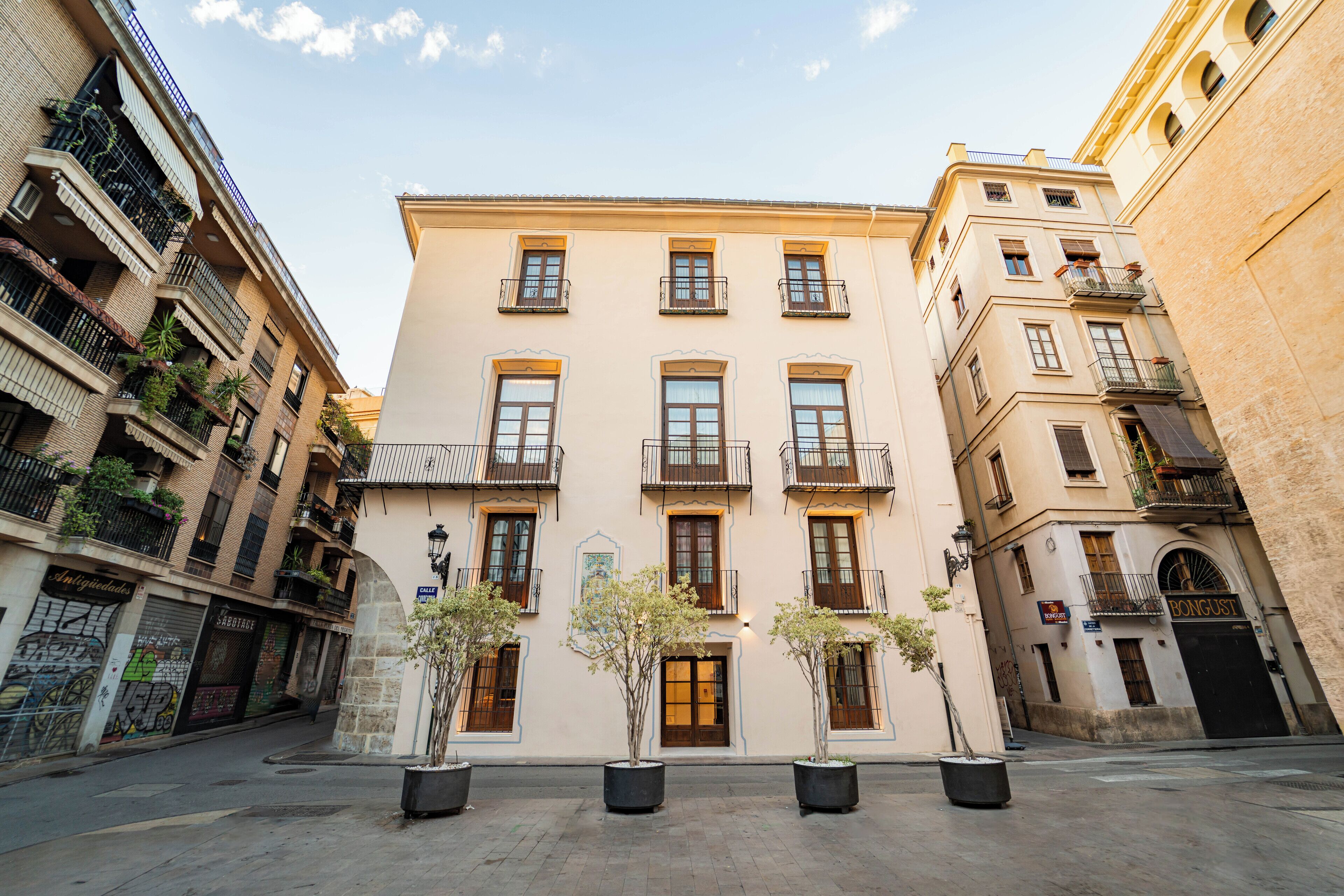 Voorkant van accommodatie