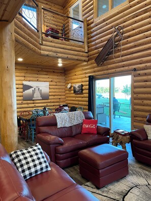 Fernseher, Kamin